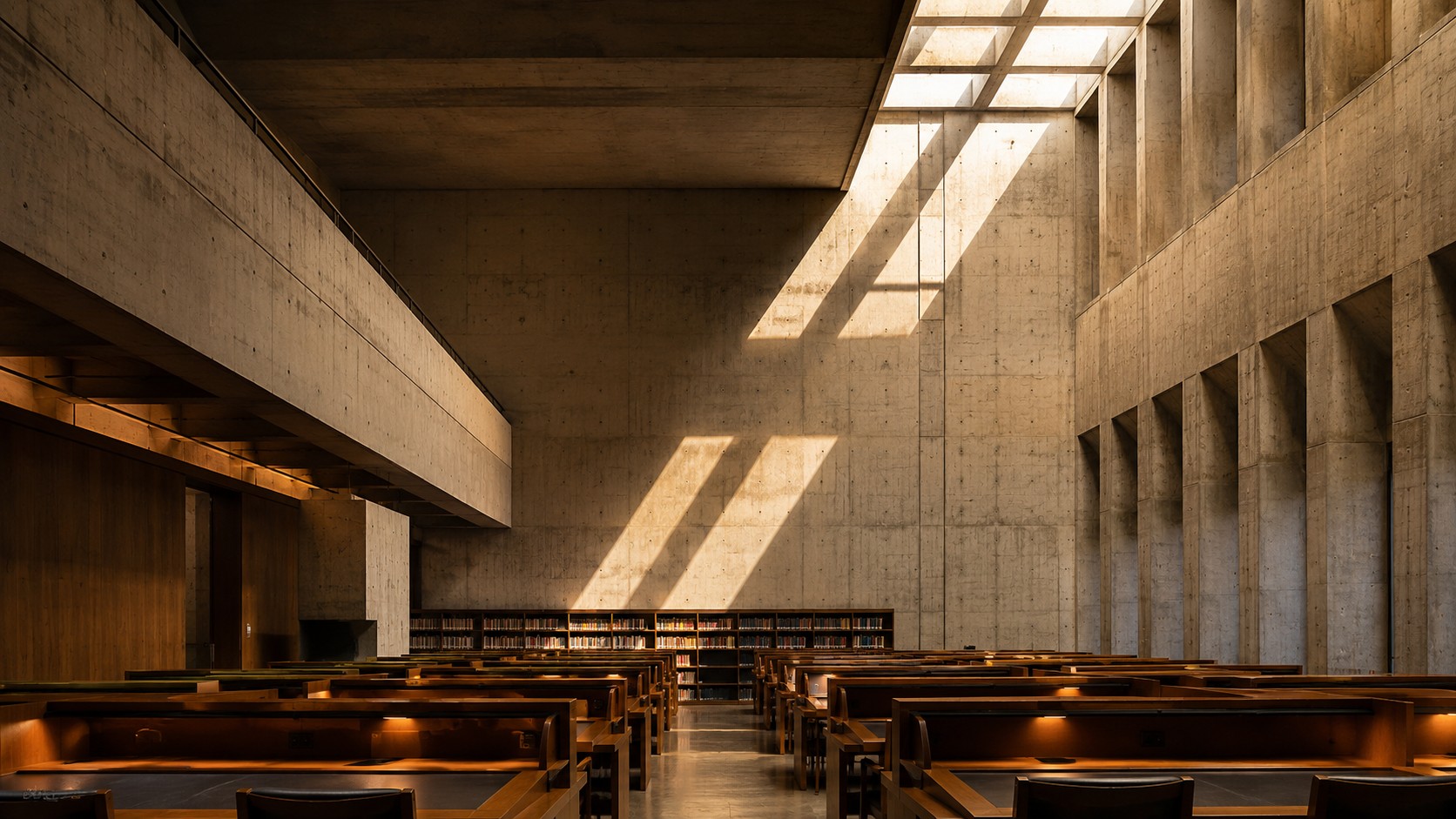 Brutalist Reading Room