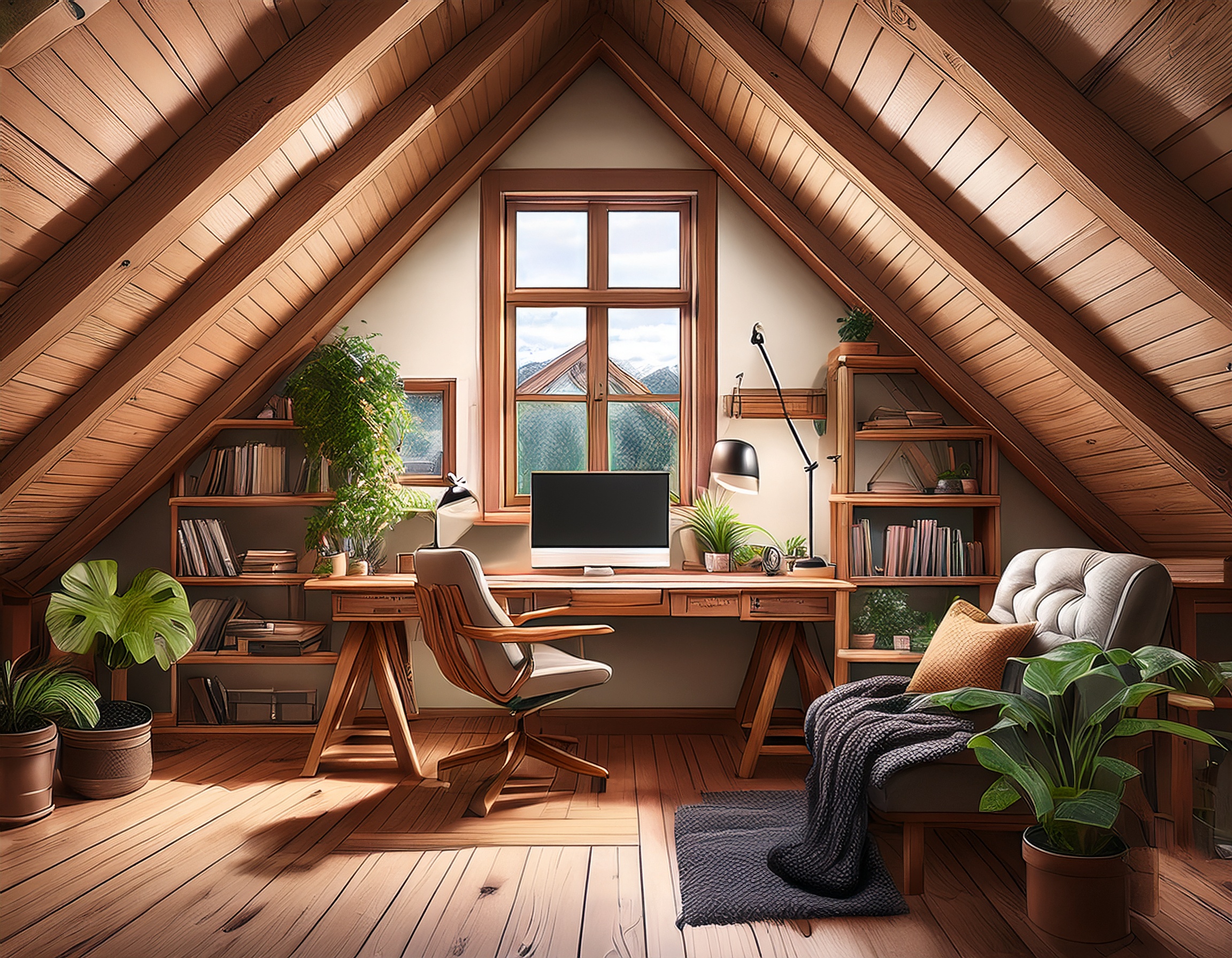 Cozy Home Office Concept